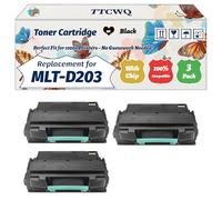 Compatible for Samsung MLT-D203 Toner Cartridge ProXpress M3320ND M3370FD M3370ND M3820DW M3870DW M3870FW M4020ND Printers (3 Pack Black)
