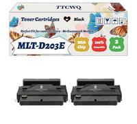 Compatible for Samsung MLT-D203E Toner Cartridges Work for Samsung ProXpress SL-M4020 SL-M3870FD SL-M3870FW Printers (2-Pack Black)