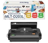 Compatible for Samsung MLT-D203L MLT-D203S Toner Cartridges Work for Samsung ProXpress SL-M3320ND SL-M3370 SL-M3370FD Printers (1 Pack Black)