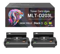 Compatible for Samsung MLT-D203L MLTD203L Toner Cartridge, Work with ProXpress M3320ND M3370FD M3820DW M3820ND M3870FW M4020ND M4024ND M4070FR Printer,Reliability Longevity (Black×2)