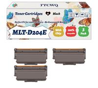 Compatible for Samsung MLT-D204E Toner Cartridges Work for Samsung ProXpress SL-M3875FW SL-M3875FD SL-M3825ND Printers, with Chip, High Yield 10000 Pages, High-Definition Printing (3 Pack Black)