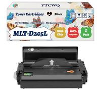Compatible for Samsung MLT-D205L Toner Cartridges Work for Samsung ML-3300 Series ML-3310 ML-3310D ML-3310ND Printers (1 Pack Black)