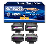 Compatible for Samsung MLT-D2092S Toner Cartridge, Work for Samsung ML-2855ND SCX-4824 SCX-4824FN SCX-4825FN SCX-4828 SCX-4828FN Printers, Toner Cartridge D209S (4 Pack Black)
