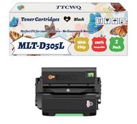 Compatible for Samsung MLT-D305L Toner Cartridges Work for Samsung ML-3750ND Printers, with Chip, High Yield 25000 Pages, High-Definition Printing (1 Pack Black)