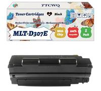 Compatible for Samsung MLT-D307E Toner Cartridges Work for Samsung ML-5010 ML-5010 ND ML-5012 ND ML-5015 ML-5015 ND ML-5017 Printers (1 Pack Black)