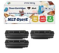 Compatible for Samsung MLT-D307E Toner Cartridges Work for Samsung ML-5010 ML-5010 ND ML-5012 ND ML-5015 ML-5015 ND ML-5017 Printers (3 Pack Black)