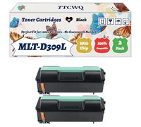Compatible for Samsung MLT-D309L Toner Cartridges Work for Samsung ML-5510 ML-5510N ML-5510 ND ML-5510 Series ML-5515 Printers (2-Pack Black)
