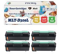 Compatible for Samsung MLT-D309L Toner Cartridges Work for Samsung ML-5510 ML-5510N ML-5510 ND ML-5510 Series ML-5515 Printers (4 Pack Black)