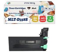 Compatible for Samsung MLT-D358S Toner Cartridges Work for Samsung MultiXpress M4370LX M5300 Series M5360RX M5370 Printers (1 Pack Black)