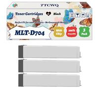 Compatible for Samsung MLT-D704 Toner Cartridges Work for Samsung MultiXpress K3250 NR MultiXpress K3300 NR Printers, with Chip, High Yield 30000 Pages, High-Definition Printing (3 Pack Black)