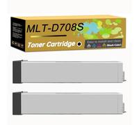 Compatible for Samsung MLT-D708S MLTD708S D708S Toner Cartridge, Work with MultiXpress K4300LX K4350LX K4250RX Printer，Reliability Longevity (Black×2)