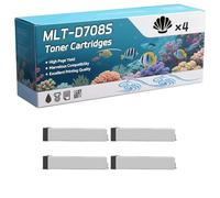 Compatible for Samsung MLT-D708S Toner Cartridges, Work for Samsung MultiXpress SMART K4250LX K4300LX MX4 K4350LX Printers, Toner Cartridges (4 Pack Black)
