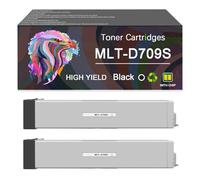 Compatible for Samsung MLT-D709S Toner Cartridge, Work with SCX-8128NA SCX-8128ND SCX-8123NA SCX-8123ND Printer,Reliability Longevity (Black×2)
