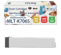 Compatible for Samsung MLT-K706S Toner Cartridges Work for Samsung MultiXpress K7400GX K7400LX K7400 Series K7500 GX K7500LX K7500 Series K7600GX K7600LX K7600 Printers (1 Pack Black)