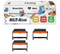 Compatible for Samsung MLT-R116 Drum Unit Work for Samsung Xpress SL-M2625D SL-M2625 SL-M2885FW Printers, with Chip, High Yield 10000 Pages, High-Definition Printing (3 Pack Black)