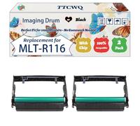 Compatible for Samsung MLT-R116 Imaging Drum Unit Work for Samsung M2835DW Xpress SL-M2825ND SL-M2875FD SL-M2875FW SL-M2675FN Printers (2-Pack Black)