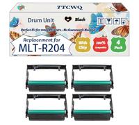 Compatible for Samsung MLT-R204 Drum Unit Work for Samsung ProXpress SL-M3825nd SL-M3875dw SL-M3875fd Printers (4 Pack Black)