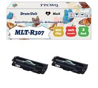 Compatible for Samsung MLT-R307 Drum Unit Work for Samsung ML-4510ND ML-4512ND ML-5010ND Printers, with Chip, High Yield 70000 Pages, High-Definition Printing (2-Pack Black)