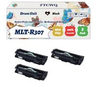 Compatible for Samsung MLT-R307 Drum Unit Work for Samsung ML-5012ND ML-5015ND ML-5017ND Printers, with Chip, High Yield 70000 Pages, High-Definition Printing (3 Pack Black)