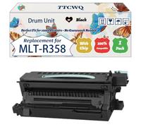 Compatible for Samsung MLT-R358 Drum Unit Work for Samsung MultiXpress M 4370 LX M 5300 Series M 5360 RX M 5370 Printers (1 Pack Black)