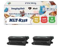 Compatible for Samsung MLT-R358 Imaging Unit Work for Samsung MultiXpress M4370LX M5370LX Printers, with Chip, High Yield 90000 Pages, High-Definition Printing (2-Pack Black)
