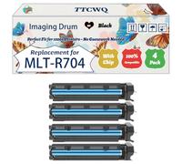 Compatible for Samsung MLT-R704 Imaging Drum Unit Work for Samsung MultiXpress K 3250 NR K 3300 NR Printers, with Chip, High Yield 100000 Pages, High-Definition Printing (4 Pack Black)