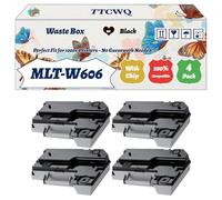 Compatible for Samsung MLT-W606 Waste Box Work for Samsung MultiXpress 8030 ND 8040 ND 8200 Series 8230 NA 8240 Printers (4 Pack Black)