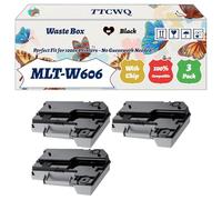 Compatible for Samsung MLT-W606 Waste Box Work for Samsung SCX-8030 ND SCX-8040 ND SCX-8200 Series SCX-8230 NA SCX-8240 Printers (3 Pack Black)