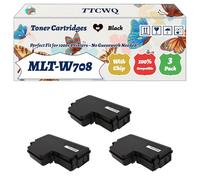 Compatible for Samsung MLT-W708 Toner Cartridges Work for Samsung MultiXpress SMART K4250LX K4300LX SMART MX4 Printers (3 Pack Black)