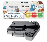 Compatible for Samsung MLT-W708 Waste Box Work for Samsung MultiXpress K4200 Series K4250 LX K4250 RX K4300 LX K4300 Series K4350 Printers (1 Pack Black)