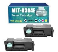 Compatible for Samsung MLTD304E MLT-D304E Toner Cartridge, Work with ProXpress M4530ND M4530NX M4583FX Printer，Reliability Longevity (Black×2)