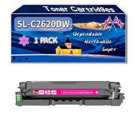 Compatible for Samsung SL-C2620DW Toner Cartridges, Work for Samsung ProXpress SLC2620DW Printers (1 Pack Magenta)