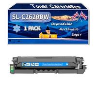 Compatible for Samsung SL-C2620DW Toner Cartridges, Work for Samsung ProXpress SLC2620DW Printers (1 Pack Cyan)