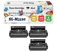 Compatible for Samsung SL-M3320 Toner Cartridge Work for Samsung ProXpress M3320ND M3370FD M3370ND M3820DW M3870DW M3870FW M4020ND Printer (3 Pack Black)