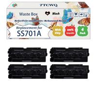Compatible for Samsung SS701A Waste Box Work for Samsung MultiXpress X 4200 Series X 4220 RX X 4250 LX X 4300 Printers (4 Pack Black)