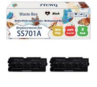 Compatible for Samsung SS701A Waste Box Work for Samsung MultiXpress X 4200 Series X 4220 RX X 4250 LX X 4300 Printers (2-Pack Black)