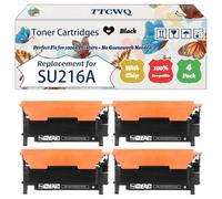 Compatible for Samsung SU216A Toner Cartridges Work for Samsung CLP-770ND CLP-775N CLP-775ND Printers, with Chip, High Yield 8000 Pages, High-Definition Printing (4 Pack Black)