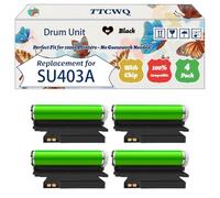 Compatible for Samsung SU403A Drum Unit Work for Samsung Xpress SL-C410W SL-C430W SL-C460FW SL-C460W SL-C480 Printers (4 Pack Black)