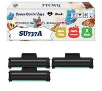 Compatible for Samsung SU737A Toner Cartridges Work for Samsung ML-1660 ML-1660 N ML-1660 Series ML-1665 ML-1666 ML-1670 Printers (3 Pack Black)