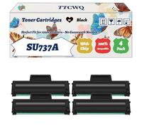 Compatible for Samsung SU737A Toner Cartridges Work for Samsung ML-1660 ML-1660 N ML-1660 Series ML-1665 ML-1666 ML-1670 Printers (4 Pack Black)