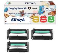 Compatible for Samsung SV167A Imaging Drum Kit Work for Samsung MultiXpress M 4370 LX M 5300 Series M 5360 RX M 5370 Printers (3 Pack Black)
