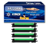 Compatible for Samsung X4220RX Drum Unit, Work for Samsung MultiXpress SMART MX4 X4220RX X4250LX X4300LX Printers, Drum Unit (4 Pack Black)