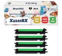 Compatible for Samsung X4220RX Drum Unit Work for Samsung MultiXpress SMART MX4 X4220RX X4250LX X4300LX Printers, with Chip, High Yield 80000 Pages, High-Definition Printing (4 Pack Black)