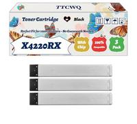 Compatible for Samsung X4220RX Toner Cartridge Work for Samsung MultiXpress SMART MX4 X4220RX X4250LX X4300LX Printers, with Chip, High Yield 23000 Pages, High-Definition Printing (3 Pack Black)