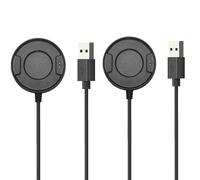 Compatible for Sekonda Smart Watches Charger, Lamshaw USB Charging Cilp Dock Replacement Charging Compatible for SEKONDA Flex,Connect,Track,Motion GO,ACTIVE Plus SMART WATCH etc. (Black+Black, Round)