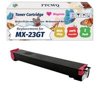 Compatible for Sharp MX-23GT MX23GT Toner Cartridge Work for Sharp MX-2010U MX-2310F MX-2310N MX-2310 MX-2310U Printers, with Chip, High Yield 15000 Pages, High-Definition Printing (1 Pack Magenta)