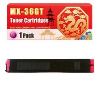 Compatible for Sharp MX-36GT MX-2610N MX-3110N MX-3610N Toner Cartridges Printers, With Chip Large Capacity 28000 Pages (1 Pack Magenta)