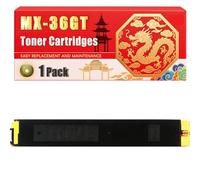 Compatible for Sharp MX-36GT MX-2610N MX-3110N MX-3610N Toner Cartridges Printers, With Chip Large Capacity 28000 Pages (1 Pack Yellow)