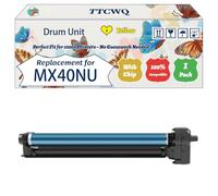 Compatible for Sharp MX40NU Drum Unit Work for Sharp MX-3070V MX-3550 N MX-3550V MX-3560N MX-3560V MX-3570N Printers, with Chip, High Yield 100000 Pages, High-Definition Printing (1 Pack Yellow)