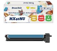 Compatible for Sharp MX40NU Drum Unit Work for Sharp MX-3070V MX-3550 N MX-3550V MX-3560N MX-3560V MX-3570N Printers, with Chip, High Yield 100000 Pages, High-Definition Printing (1 Pack Yellow)